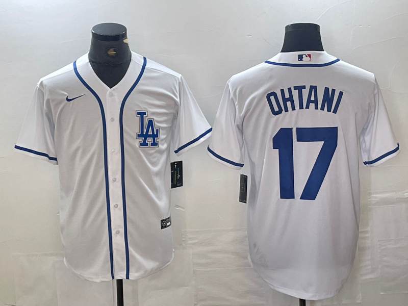 Men's Los Angeles Dodgers Shohei Ohtani #17 White Alternate Limited Jersey